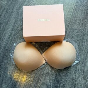 Boomba Nude Strapless Adhesive Bandeau - Seamless Stick-On Support